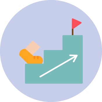Step Vector Icon