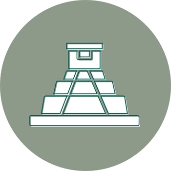 Pyramid Vector Icon