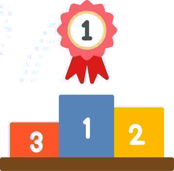 First Position Vector Icon