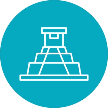 Pyramid Vector Icon