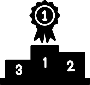 First Position Vector Icon