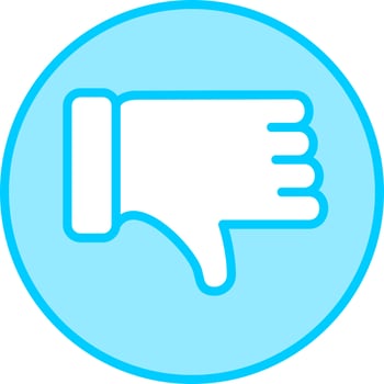 Dislike Vector Icon