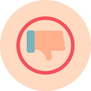 Dislike Vector Icon