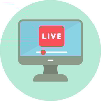 Live Vector Icon