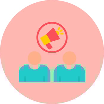 People Influance Vector Icon