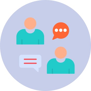 Chatting Vector Icon