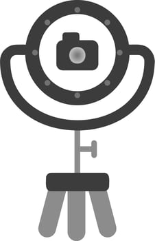 Ring Light Vector Icon