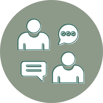 Chatting Vector Icon
