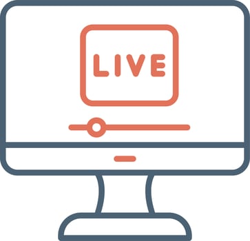 Live Vector Icon