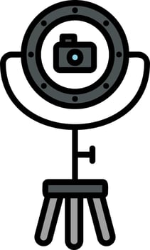 Ring Light Vector Icon