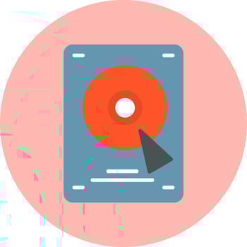 Disk Hard Vector Icon
