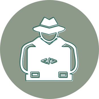 Hacker Vector Icon