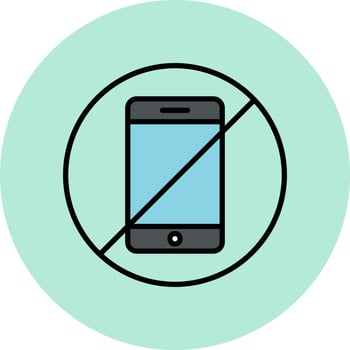 Blocking Vector Icon