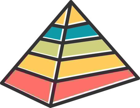 Pyramid Vector Icon