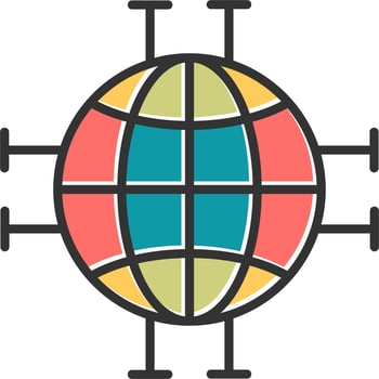 Worldwide Vector Icon