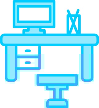 Workplace Vector Icon