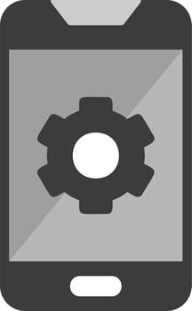 Mobile Settings Vector Icon