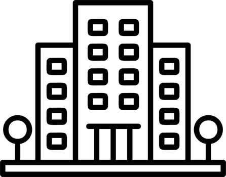 Office Building Vector Icon