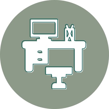 Workplace Vector Icon