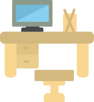Workplace Vector Icon