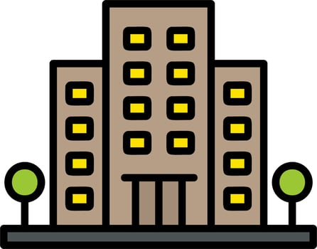 Office Building Vector Icon