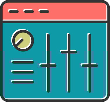 Sound Mixer Vector Icon