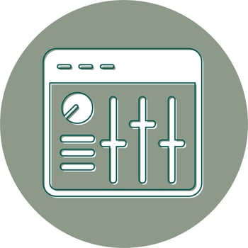 Sound Mixer Vector Icon