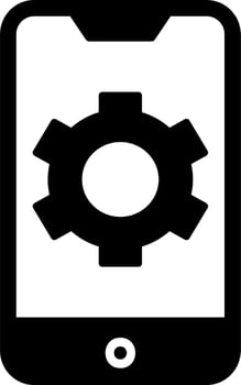 Mobile Settings Vector Icon