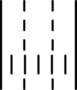 Lane Vector Icon