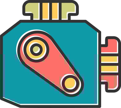 Car Engine Vector Icon