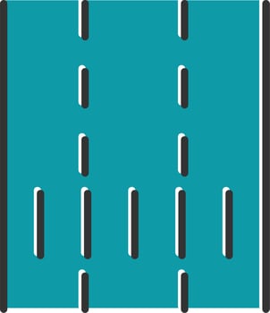 Lane Vector Icon