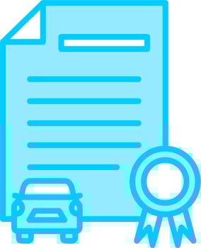 Driving Test Vector Icon