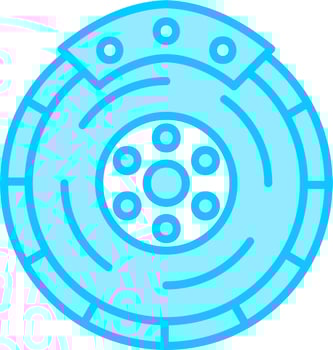 Disc Brake Vector Icon