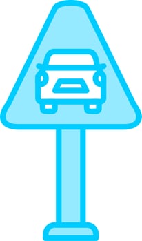 Traffic Sign Vector Icon