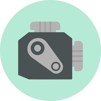 Car Engine Vector Icon
