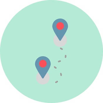 Route Vector Icon