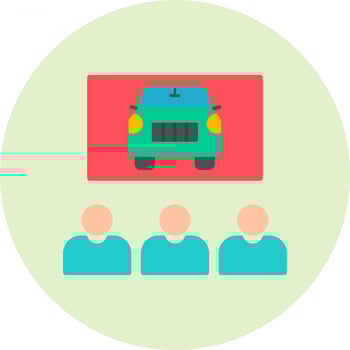 Class Driving Vector Icon