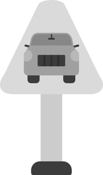 Traffic Sign Vector Icon
