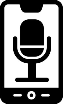 Phone Recording Vector Icon