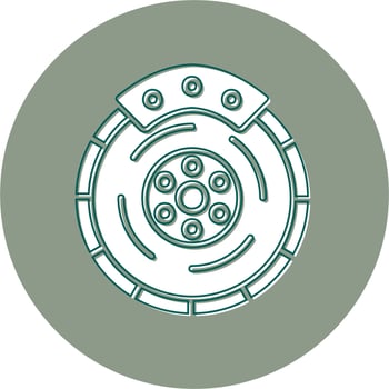 Disc Brake Vector Icon
