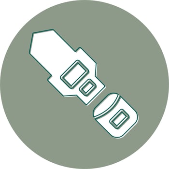 Seat Belt Vector Icon