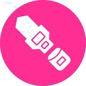 Seat Belt Vector Icon