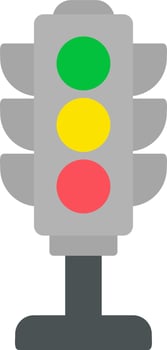 Traffic Lights Vector Icon