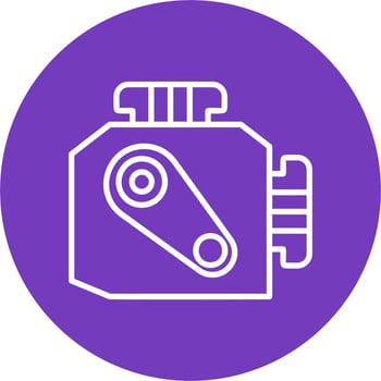 Car Engine Vector Icon