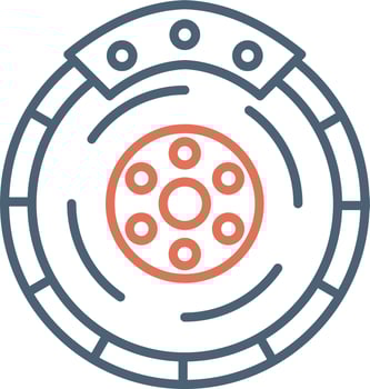 Disc Brake Vector Icon