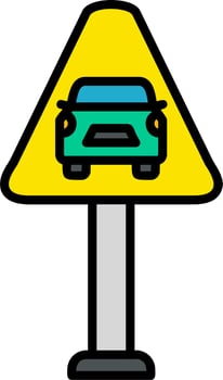 Traffic Sign Vector Icon