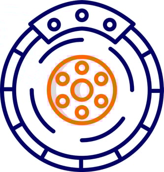Disc Brake Vector Icon