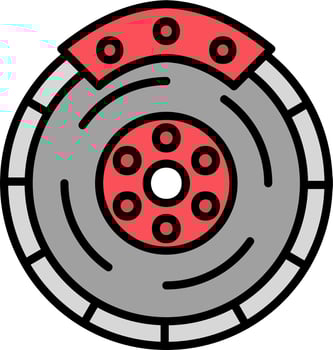 Disc Brake Vector Icon