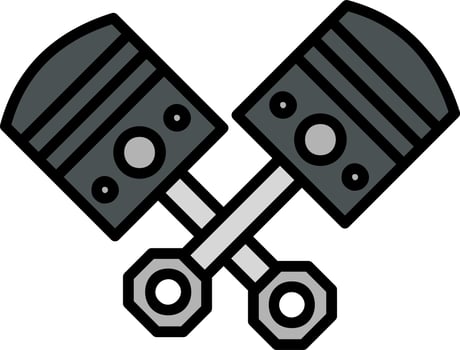 Piston Vector Icon