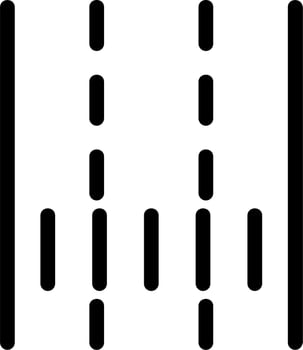 Lane Vector Icon